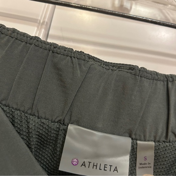 Athleta Active skirt with Tie Detail Olive Green Size Small - Picture 3 of 5